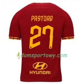 Koszulka AS Roma Pastore 27 Domowe Koszulki Piłkarskie 2019-2020 Krótki Rękaw